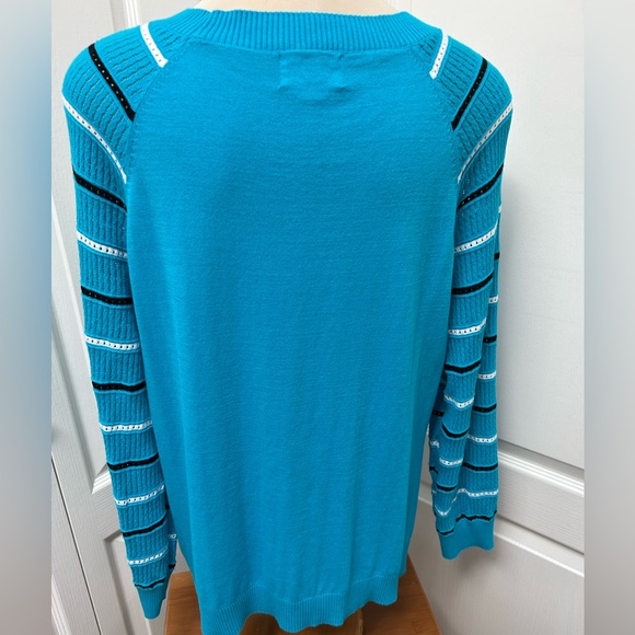 Lightweight Turquoise Sweater NWOT - Picture 3 of 6